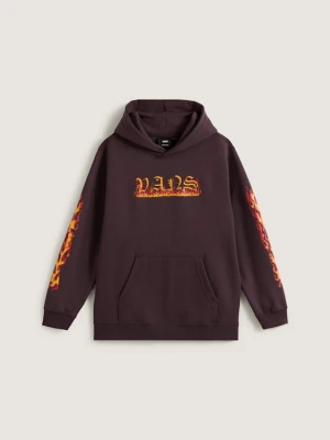 Vans - Dziecięca bluza z kapturem Inferno Pullover (8-14 lat)unisex, Niebieski, Size: