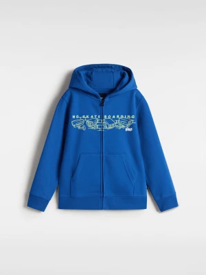 Vans - Dziecięca bluza z kapturem Night Watcher Zip Pullover (2-8 lat)unisex, Niebieski, Size: