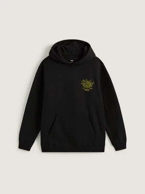 Vans - Dziecięca bluza z kapturem Scratched Records (8-14 lat)unisex, Czarny, Size: