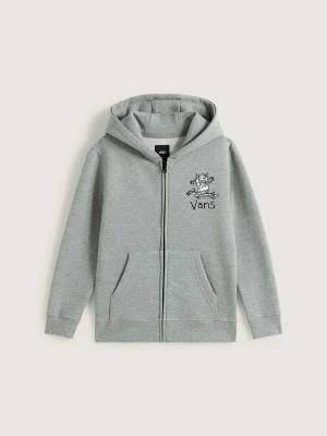 Vans - Dziecięca bluza z kapturem Sk8 Zip (8-14 lat)unisex, Szary