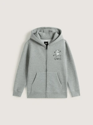 Vans - Dziecięca bluza z kapturem Sk8 Zip (8-14 lat)unisex, Szary, Size: