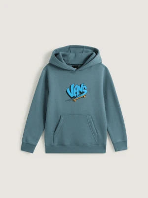 Vans - Dziecięca bluza z kapturem Vans Sk8 Pullover (8-14 lat)unisex, Szary, Size: