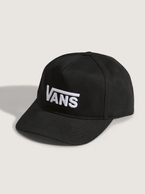 Vans - Dziecięca czapka z daszkiem Drop V Logo Snapbackunisex, Czarny, Size: