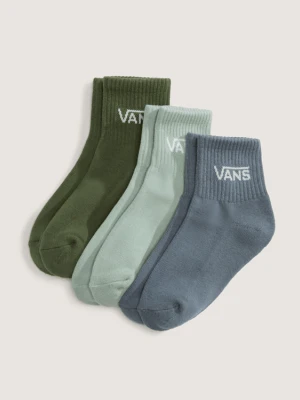 Vans - Dziecięce skarpety Classic Half Crew (3 pary)unisex, Niebieski, Size: