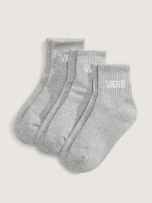 Vans - Dziecięce skarpety Classic Half Crew (3 pary)unisex, Szary, Size: