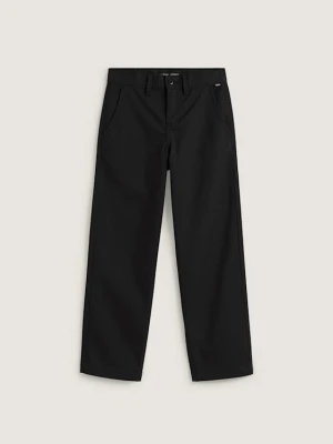 Vans - Dziecięce spodnie Authentic Chino Loose (8-14 lat)unisex, Czarny, Size: