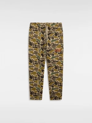 Vans - Dziecięce spodnie dresowe Box Camo (8-14 lat)unisex, Brązowy, Size: