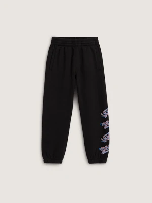 Vans - Dziecięce spodnie polarowe Scribbled Pastunisex, Czarny, Size: