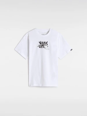 Vans - Dziecięcy T-shirt Copout (8-14 lat)unisex, Biały, Size: