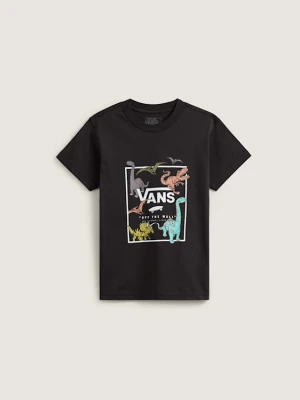 Vans - Dziecięcy T-shirt Glow Dino (2-8 lat)unisex, Czarny, Size: