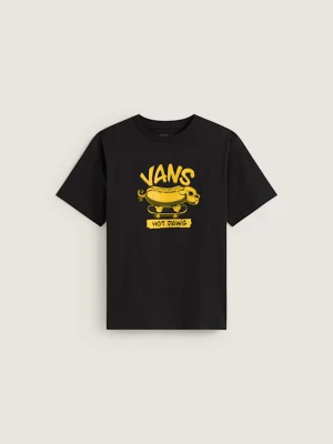 Vans - Dziecięcy T-shirt Hot Dawg (2-8 lat)unisex, Czarny