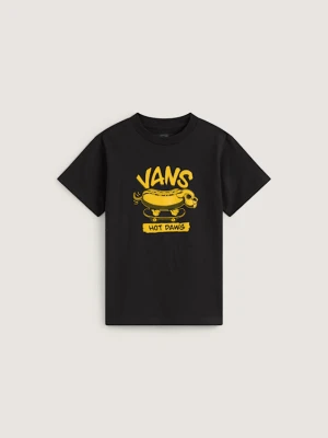 Vans - Dziecięcy T-shirt Hot Dawg (2-8 lat)unisex, Czarny