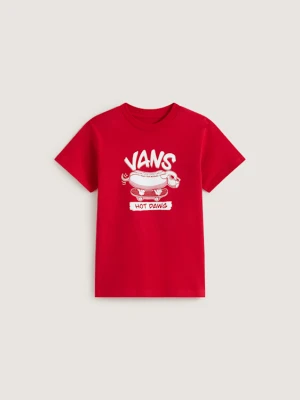 Vans - Dziecięcy T-shirt Hot Dawg (2-8 lat)unisex, Czerwony