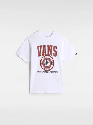 Vans - Dziecięcy T-shirt Inter V (8-14 lat)unisex, Biały, Size:
