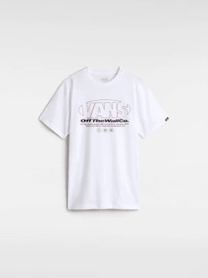 Vans - Dziecięcy T-shirt Major Type (8-14 lat)unisex, Biały, Size:
