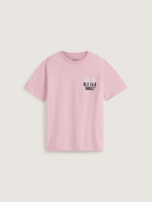 Vans - Dziecięcy T-shirt Metal Wall (8-14 lat)unisex, Różowy, Size:
