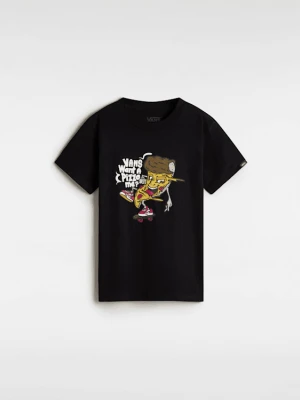 Vans - Dziecięcy T-shirt Pizza Me (2-8 lat)unisex, Czarny, Size: