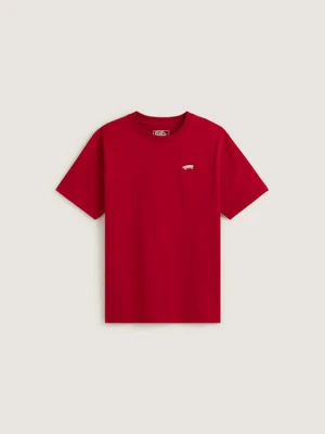 Vans - Dziecięcy T-shirt Salton (8-14 lat)unisex, Czerwony, Size: