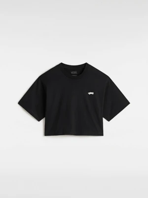 Vans - Dziecięcy T-shirt Salton Crop (8-14 lat)unisex, Czarny, Size: