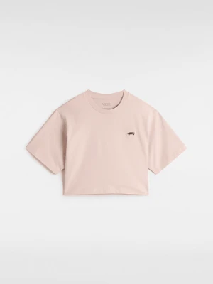 Vans - Dziecięcy T-shirt Salton Crop (8-14 lat)unisex, Różowy, Size: