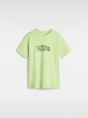 Vans - Dziecięcy T-shirt Stacked (2-8 lat)unisex, Zielony, Size: