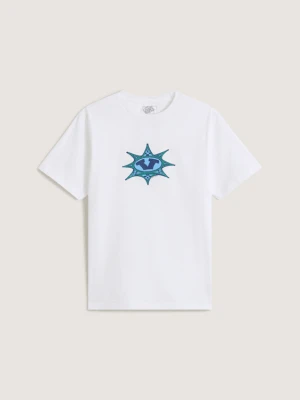 Vans - Dziecięcy T-shirt Star Checker (8-14 lat)unisex, Biały, Size: