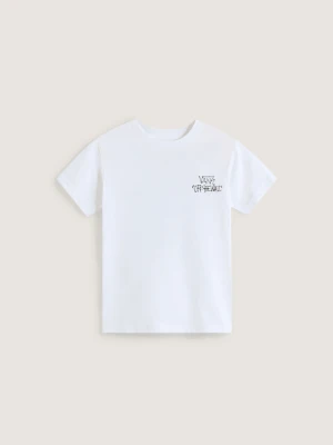 Vans - Dziecięcy T-shirt Stomper (8-14 lat)unisex, Biały