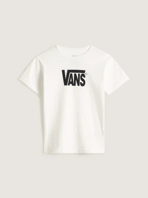 Vans - Dziecięcy T-shirt Stretch Logo (8-14 lat)unisex, Biały, Size: