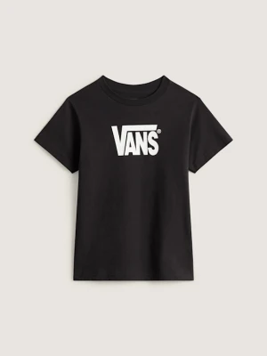 Vans - Dziecięcy T-shirt Stretch Logo (8-14 lat)unisex, Czarny, Size: