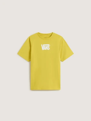 Vans - Dziecięcy T-shirt Stretch Logo (8-14 lat)unisex, Żółty