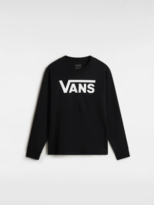 Vans - Dziecięcy T-shirt Vans Classic z długim rękawem (8-14 lat)unisex, Czarny, Size: