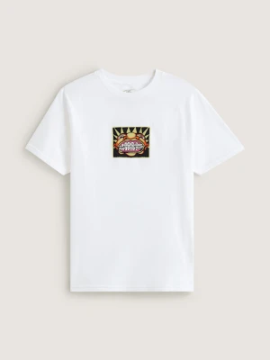 Vans - Dziecięcy T-shirt Vans Moufunisex, Biały, Size: