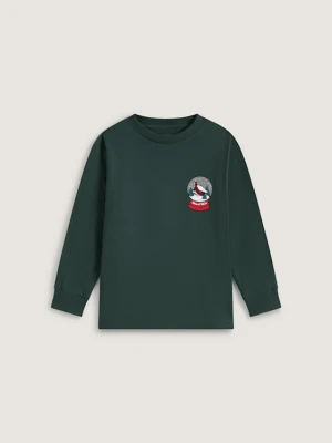 Vans - Dziecięcy T-shirt z długim rękawem Cut Your Own (2-8 lat)unisex, Zielony