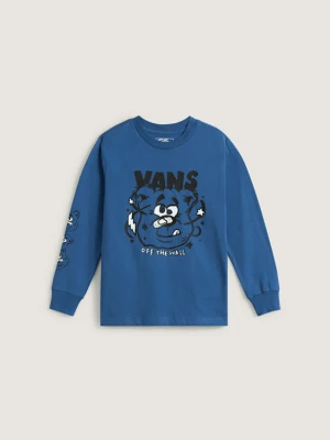 Vans - Dziecięcy T-shirt z długim rękawem Dizzy Bear (4–8 lat)unisex, Niebieski, Size: