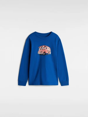 Vans - Dziecięcy T-shirt z długim rękawem Free Shipping (2-8 lat)unisex, Niebieski, Size: