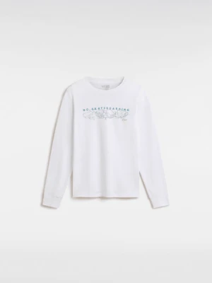 Vans - Dziecięcy T-shirt z długim rękawem Night Watcher (8-14 lat)unisex, Biały, Size: