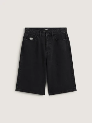 Vans - Dżinsowe szorty Stretched Logo, male, Czarny, Size: