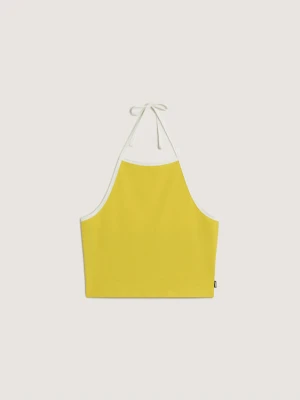 Vans - High Neck Halter Dusty Gold, female, Żółty