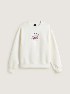 Vans - I'm not well-behaved Crewneck, male, Biały, Size: