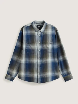 Vans - Koszula z długim rękawem Indigo Plaid, male, Zielony, Size: