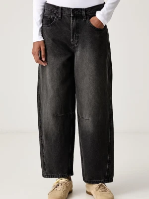 Vans jeansy straight damskie czarny