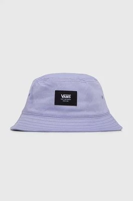 Vans kapelusz bawełniany kolor fioletowy bawełniany