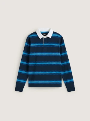 Vans - Koszula dziecięca z długim rękawem V Rugby (8-14 lat)unisex, Niebieski