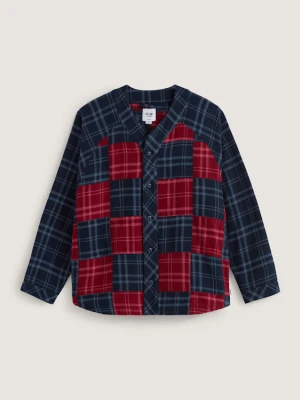Vans - Koszula flanelowa OTW Blocked, male, Niebieski, Size: