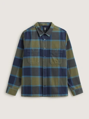 Vans - Koszula Larkspur Plaid Flannel, male, Czarny, Size: