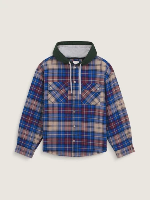 Vans - Koszula z kapturem VANSZA Flannel, female, Niebieski