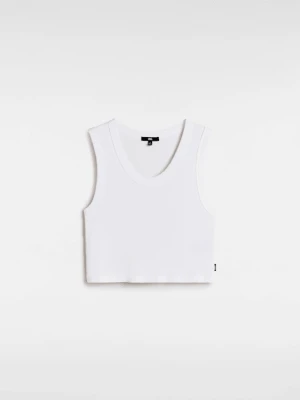 Vans - Koszulka bez rękawów Drew Rib, female, Biały, Size: