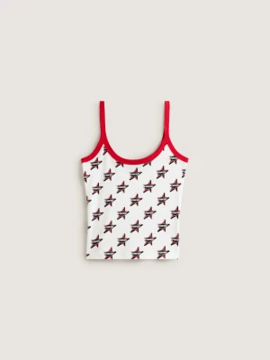 Vans - Koszulka bez rękawów Kiki Cami, female, Czerwony, Size: