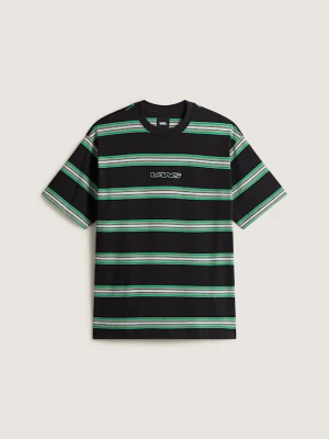 Vans - Koszulka Mesa Stripe, male, Czarny, Size: