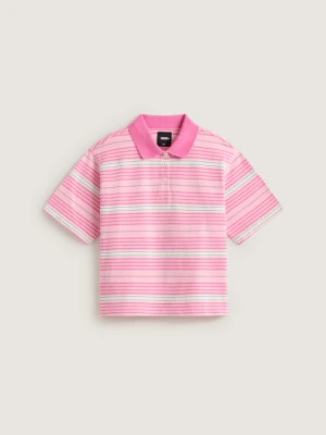 Vans - Koszulka polo Swing Knit, female, Różowy, Size: